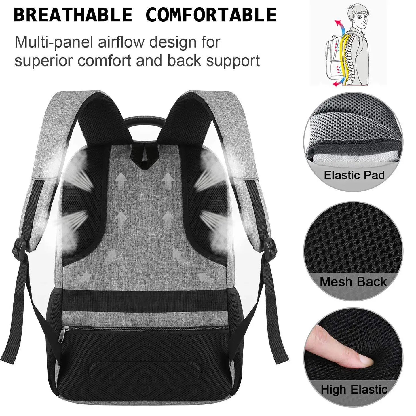 Smart Travel Explorer Backpack β Camera & Laptop Gear, Waterproof & Ergonomic, 3 Colors