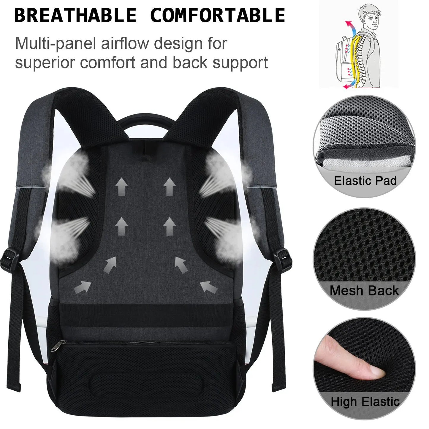 Smart Travel Explorer Backpack β Camera & Laptop Gear, Waterproof & Ergonomic, 3 Colors