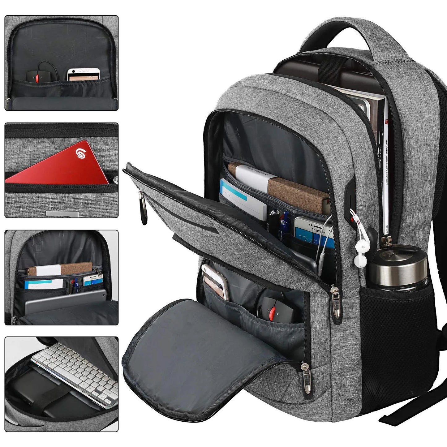Smart Travel Explorer Backpack β Camera & Laptop Gear, Waterproof & Ergonomic, 3 Colors