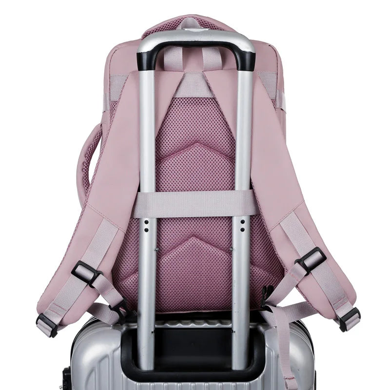 Smart Travel Backpack for Women – USB Charging, Lightweight, 4 Colors