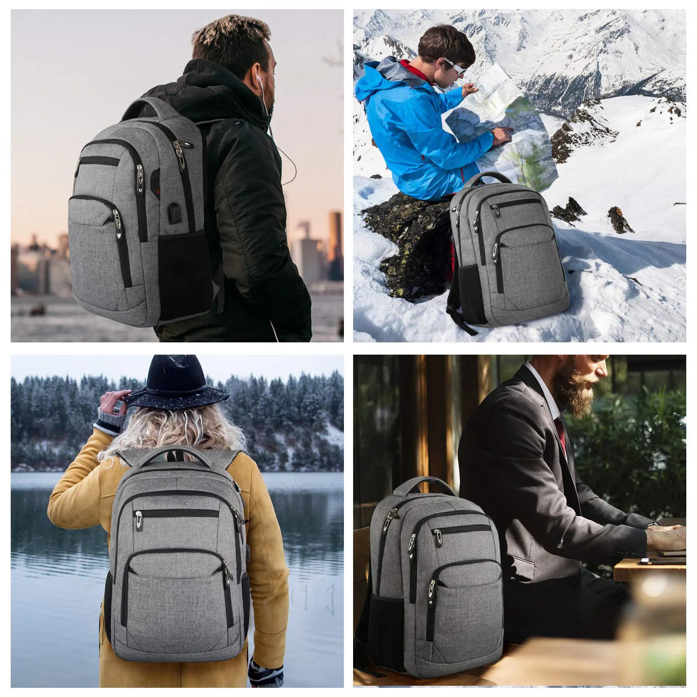 Smart Travel Explorer Backpack β Camera & Laptop Gear, Waterproof & Ergonomic, 3 Colors