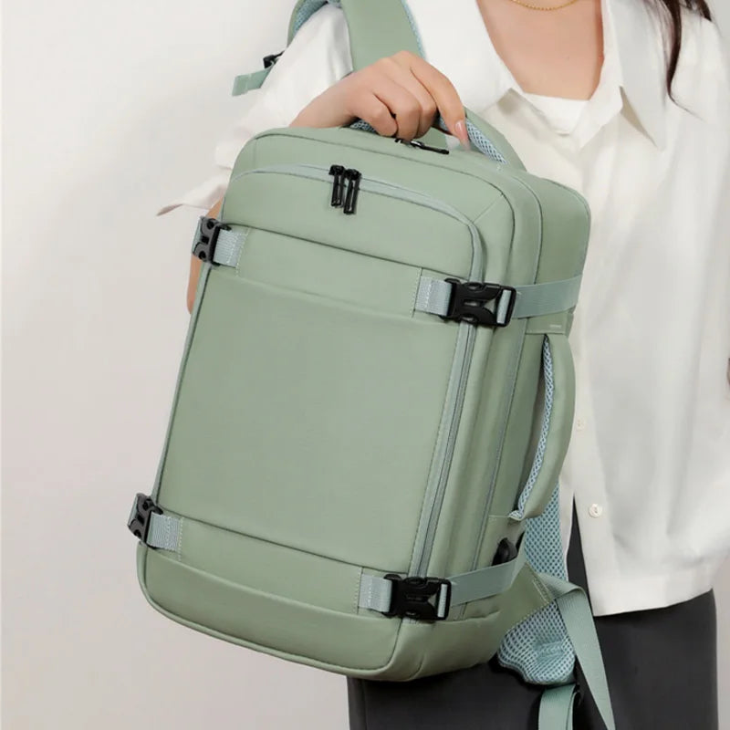 Smart Travel Backpack for Women – USB Charging, Lightweight, 4 Colors