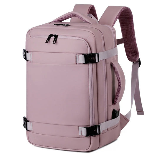 Smart Travel Backpack for Women – USB Charging, Lightweight, 4 Colors