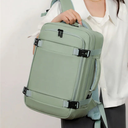 Smart Travel Backpack for Women – USB Charging, Lightweight, 4 Colors